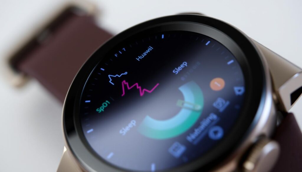 Interface do HUAWEI WATCH FIT 4 mostrando monitoramento de frequência cardíaca e SpO2 Interface do HUAWEI WATCH FIT 4 mostrando monitoramento de frequência cardíaca e SpO2